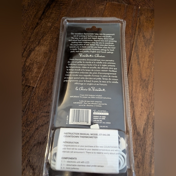 Digital kitchen Thermometer designed to measure meat temperature NWT - Picture 5 of 6